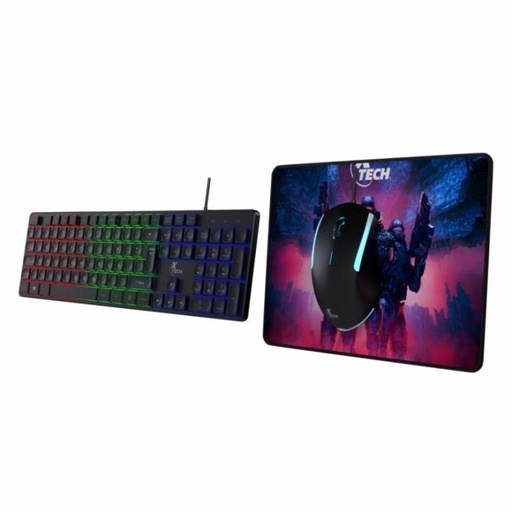 [XTK-535S] Combo de Teclado, Mouse Xtech Hasha y Mousepad Gaming