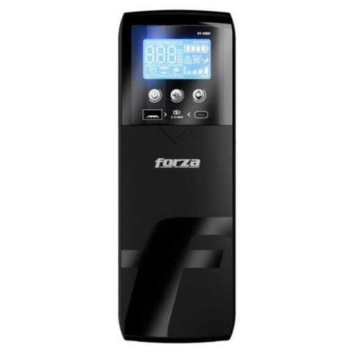 [ST-1001] UPS Forza ST-1001 de 1000VA/600W con AVR y Pantalla de Monitoreo 10 Tomas