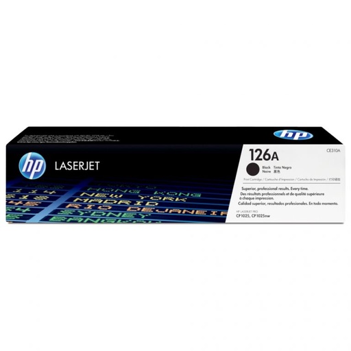[CE310A] Cartucho de Tóner H.P. 126A Color Negro Laserjet Original