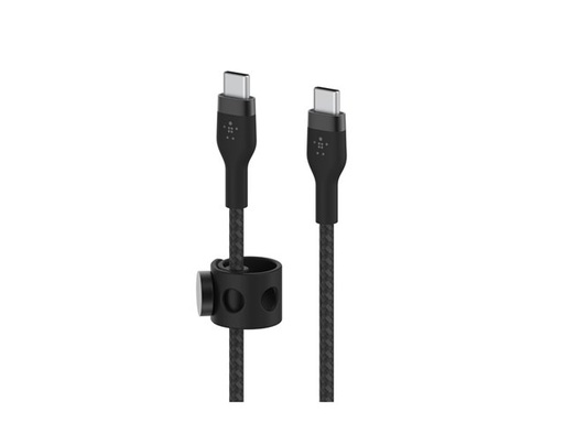 [CAB011bt2MBK] Cable USB Tipo C Belkin de Macho a Macho 65W 2 metros Negro