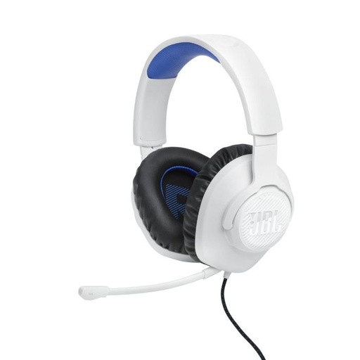 [JBLQ100PWHTBLUAM] Audífonos JBL Quantum 100P Alámbricos 3.5mm para Consola
