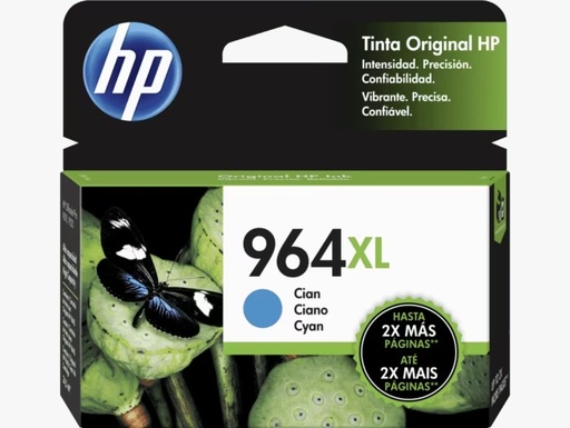 [3JA54AL] Cartucho de Tinta HP 964XL Cyan Alto Rendimiento Original