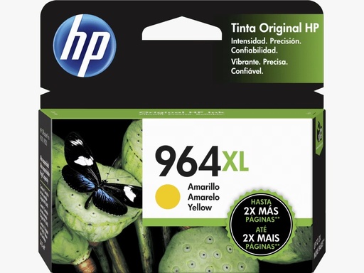 [3JA56AL] Cartucho de Tinta HP 964XL Amarillo Alto Rendimiento Original
