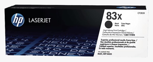 [CF283X] Tóner H.P. 83X Negro Alto Rendimiento LaserJet Original