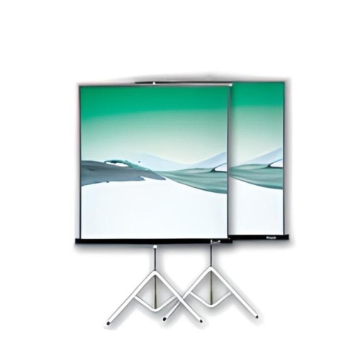 [KPS-104] Klip Xtreme Pantalla con Tripode de 120" Marco Blanco KPS­-104