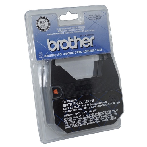 [PT-E550W] Cinta Brother  PT-E550W Corregible 1030 2PACK para Maquina de Escribir 