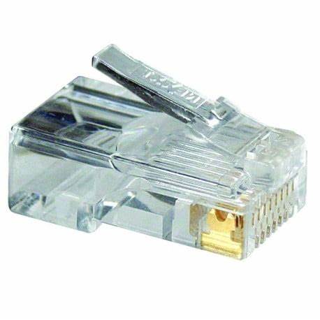 [AW102NXT04] Conectores Modulares RJ-45 Cat6 paquete de 96 Unidades Transparente
