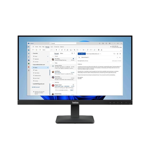 [64B5KAR1LA] Monitor Lenovo ThinkVision S24-4e FULL HD 1920 x 1080 LED IPS 23.8" 3y