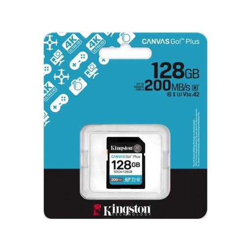 [SDCG4/128GB] Memoria MicroSD Kingston SDCG4/128GB de 128GB Clase 10 UHS-I