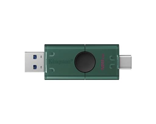 [DTDEG2/128GB] Unidad USB Kingston DTDEG2/128GB de 128GB USB 3.2 Tipo C y USB Tipo A