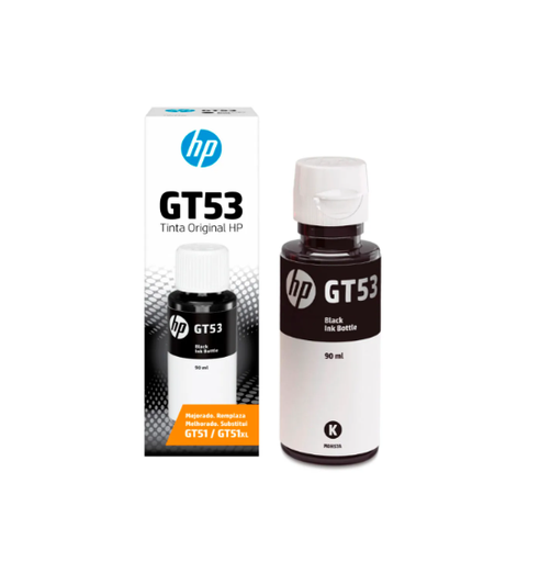 [1VV22AL] Botella de Tinta HP GT53 Negro Rendimiento hasta 4000pgs
