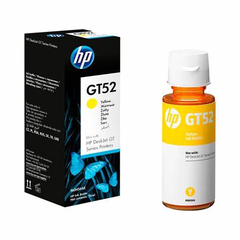 [M0H56AL] Botella de Tinta HP GT52 Amarillo M0H56AL