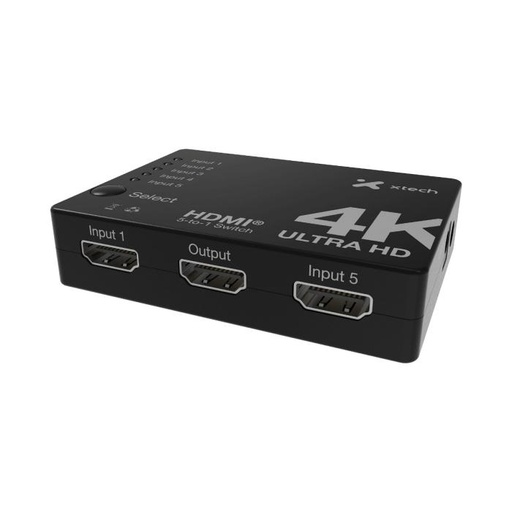[XHA-430] Xtech - XHA-430- Switch HDM -  Negro - 1y